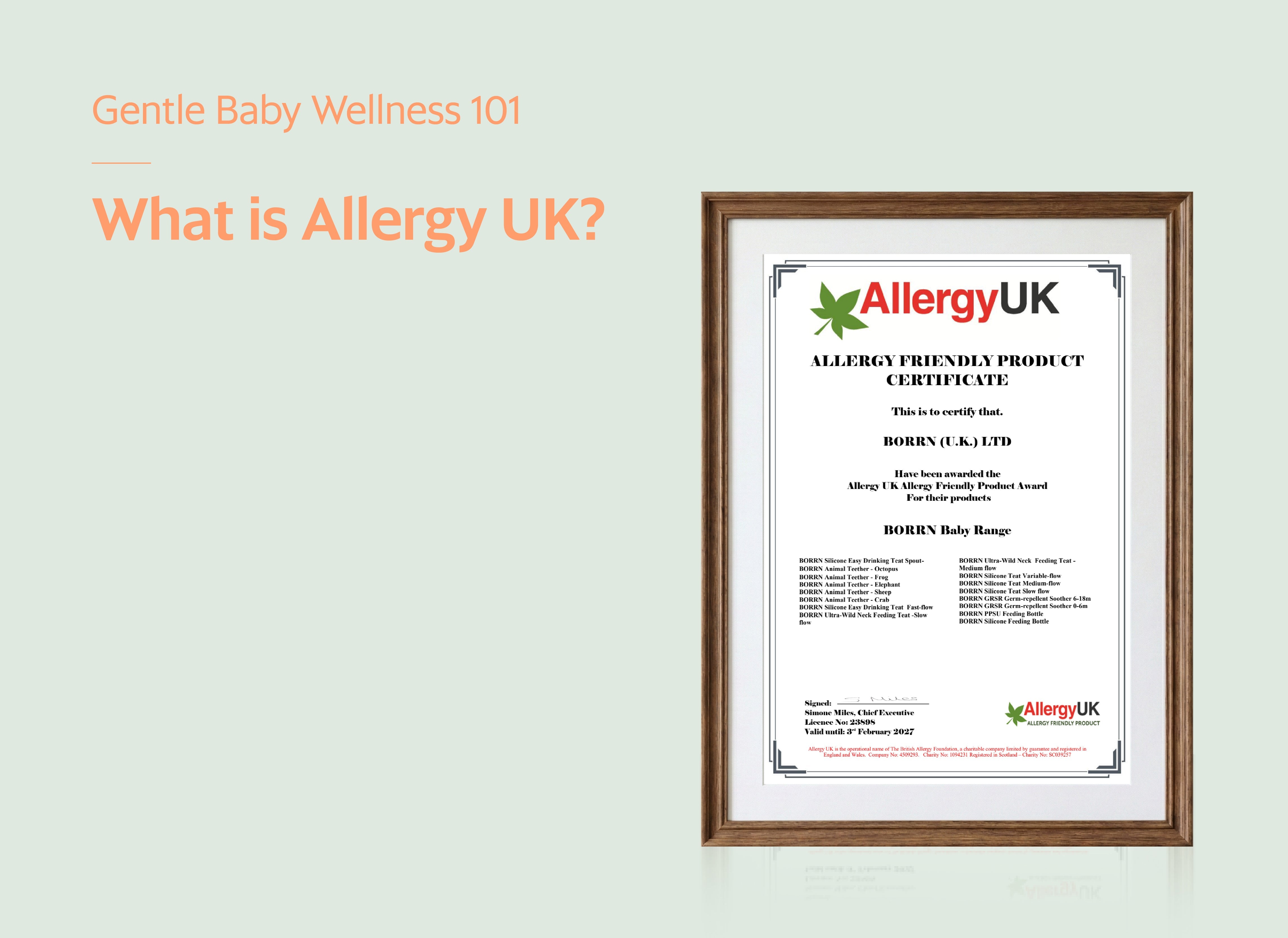 Gentle Baby Wellness 101: What is Allergy UK?